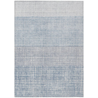 Piper Looms Chantille Geometric ACN1831 Sky Machine Washable Area Rug main image