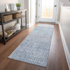 Piper Looms Chantille Geometric ACN1831 Sky Machine Washable Area Rug Runner Lifestyle Image Feature