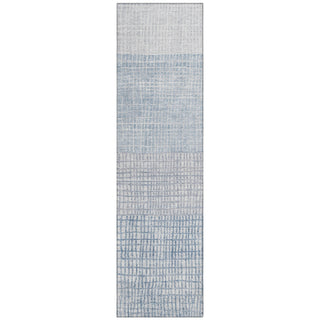 Piper Looms Chantille Geometric ACN1831 Sky Machine Washable Area Rug Runner Main Image
