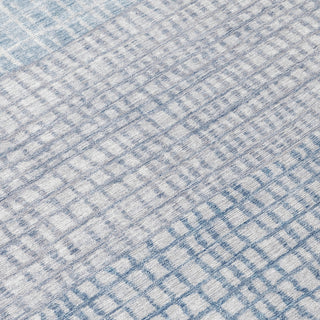 Piper Looms Chantille Geometric ACN1831 Sky Machine Washable Area Rug Swatch Image