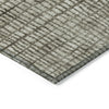 Piper Looms Chantille Geometric ACN1831 Taupe Machine Washable Area Rug Corner Image