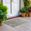 Piper Looms Chantille Geometric ACN1831 Taupe Machine Washable Area Rug Scatter Outdoor Lifestyle Image Feature