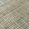 Piper Looms Chantille Geometric ACN1831 Taupe Machine Washable Area Rug Swatch Image