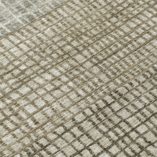 Piper Looms Chantille Geometric ACN1831 Taupe Machine Washable Area Rug Swatch Image