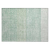 Piper Looms Chantille Geometric ACN1831 Teal Machine Washable Area Rug Scatter Main Image
