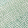 Piper Looms Chantille Geometric ACN1831 Teal Machine Washable Area Rug Swatch Image