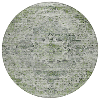 Piper Looms Chantille Global ACN1832 Aloe Machine Washable Area Rug Round Main Image