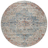 Piper Looms Chantille Global ACN1832 Beige Machine Washable Area Rug Round Main Image