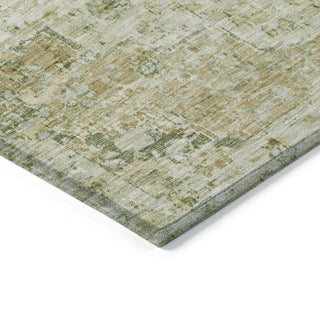 Piper Looms Chantille Global ACN1832 Sage Machine Washable Area Rug Corner Image