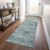 Piper Looms Chantille Global ACN1832 Teal Machine Washable Area Rug Runner Lifestyle Image Feature