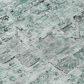 Piper Looms Chantille Global ACN1832 Teal Machine Washable Area Rug Swatch Image