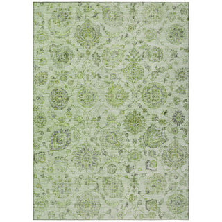 Piper Looms Chantille Damask ACN1833 Aloe Machine Washable Area Rug main image