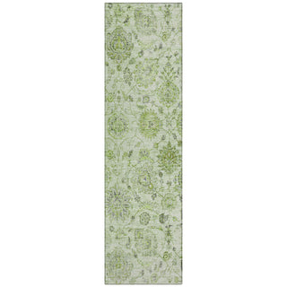 Piper Looms Chantille Damask ACN1833 Aloe Machine Washable Area Rug Runner Main Image