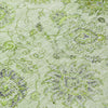Piper Looms Chantille Damask ACN1833 Aloe Machine Washable Area Rug Swatch Image