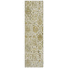 Piper Looms Chantille Damask ACN1833 Beige Machine Washable Area Rug Runner Main Image