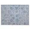 Piper Looms Chantille Damask ACN1833 Blue Machine Washable Area Rug Scatter Main Image