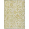 Piper Looms Chantille Damask ACN1833 Gold Machine Washable Area Rug main image