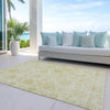 Piper Looms Chantille Damask ACN1833 Gold Machine Washable Area Rug Outdoor Lifestyle Image Feature