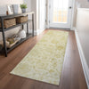 Piper Looms Chantille Damask ACN1833 Gold Machine Washable Area Rug Runner Lifestyle Image Feature