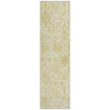 Piper Looms Chantille Damask ACN1833 Gold Machine Washable Area Rug Runner Main Image