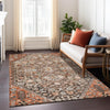 Piper Looms Chantille Aztec ACN1834 Fudge Machine Washable Area Rug Lifestyle Image Feature