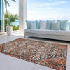 Piper Looms Chantille Aztec ACN1834 Fudge Machine Washable Area Rug Outdoor Lifestyle Image Feature
