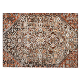 Piper Looms Chantille Aztec ACN1834 Fudge Machine Washable Area Rug Scatter Main Image