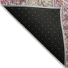 Piper Looms Chantille Aztec ACN1834 Merlot Machine Washable Area Rug Backing Image