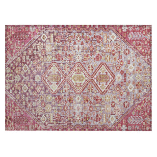 Piper Looms Chantille Aztec ACN1834 Merlot Machine Washable Area Rug Scatter Main Image