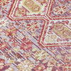 Piper Looms Chantille Aztec ACN1834 Merlot Machine Washable Area Rug Swatch Image