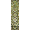 Piper Looms Chantille Aztec ACN1834 Olive Machine Washable Area Rug Runner Main Image