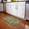 Piper Looms Chantille Aztec ACN1834 Olive Machine Washable Area Rug Scatter Lifestyle Image Feature