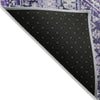 Piper Looms Chantille Aztec ACN1834 Purple Machine Washable Area Rug Backing Image