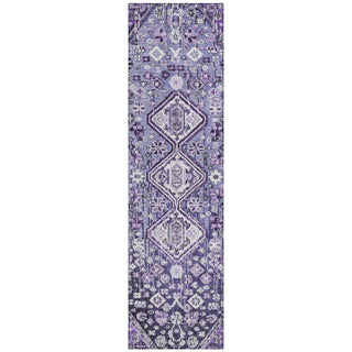 Piper Looms Chantille Aztec ACN1834 Purple Machine Washable Area Rug Runner Main Image