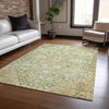Piper Looms Chantille Aztec ACN1834 Sage Machine Washable Area Rug Lifestyle Image Feature