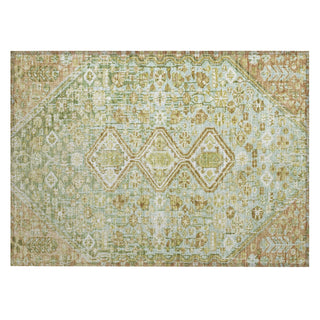 Piper Looms Chantille Aztec ACN1834 Sage Machine Washable Area Rug Scatter Main Image