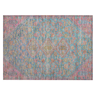 Piper Looms Chantille Aztec ACN1834 Sky Machine Washable Area Rug Scatter Main Image
