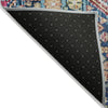 Piper Looms Chantille Aztec ACN1834 Teal Machine Washable Area Rug Backing Image