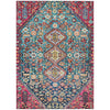 Piper Looms Chantille Aztec ACN1834 Teal Machine Washable Area Rug main image