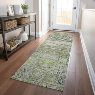 Piper Looms Chantille Stripes ACN1835 Beige Machine Washable Area Rug Runner Lifestyle Image Feature
