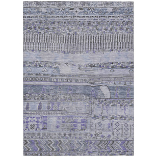 Piper Looms Chantille Stripes ACN1835 Blue Machine Washable Area Rug main image