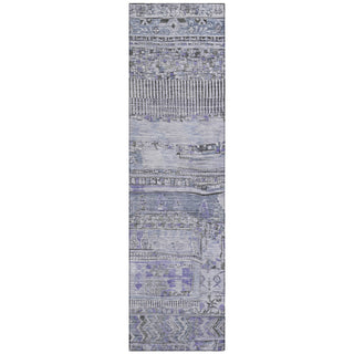 Piper Looms Chantille Stripes ACN1835 Blue Machine Washable Area Rug Runner Main Image