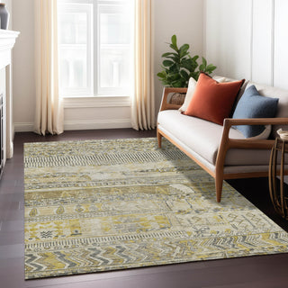 Piper Looms Chantille Stripes ACN1835 Brown Machine Washable Area Rug Lifestyle Image Feature