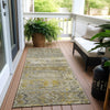 Piper Looms Chantille Stripes ACN1835 Brown Machine Washable Area Rug Runner Outdoor Lifestyle Image Feature