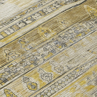 Piper Looms Chantille Stripes ACN1835 Brown Machine Washable Area Rug Swatch Image