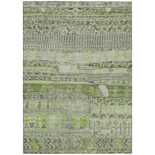 Piper Looms Chantille Stripes ACN1835 Olive Machine Washable Area Rug main image