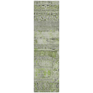 Piper Looms Chantille Stripes ACN1835 Olive Machine Washable Area Rug Runner Main Image
