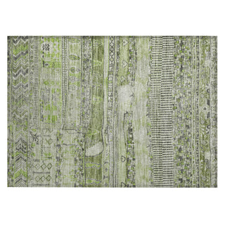 Piper Looms Chantille Stripes ACN1835 Olive Machine Washable Area Rug Scatter Main Image