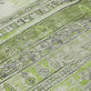 Piper Looms Chantille Stripes ACN1835 Olive Machine Washable Area Rug Swatch Image