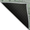 Piper Looms Chantille Stripes ACN1835 Sage Machine Washable Area Rug Backing Image
